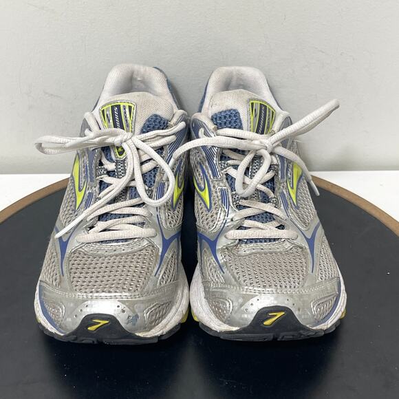 Brooks Silver and Blue Athletic Shoes - Picture 3 of 14